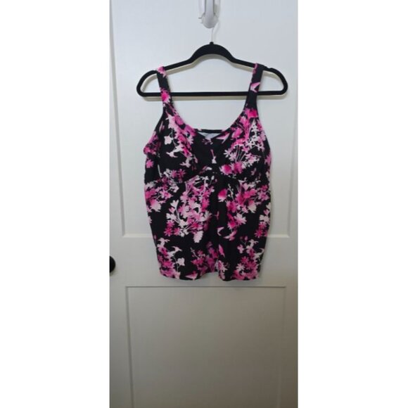 Swimsuits For All Other - Swimsuits 4 all Pink Floral Print Tankini Swimsuit Sz 22W Danify Boyshorts Sz 56